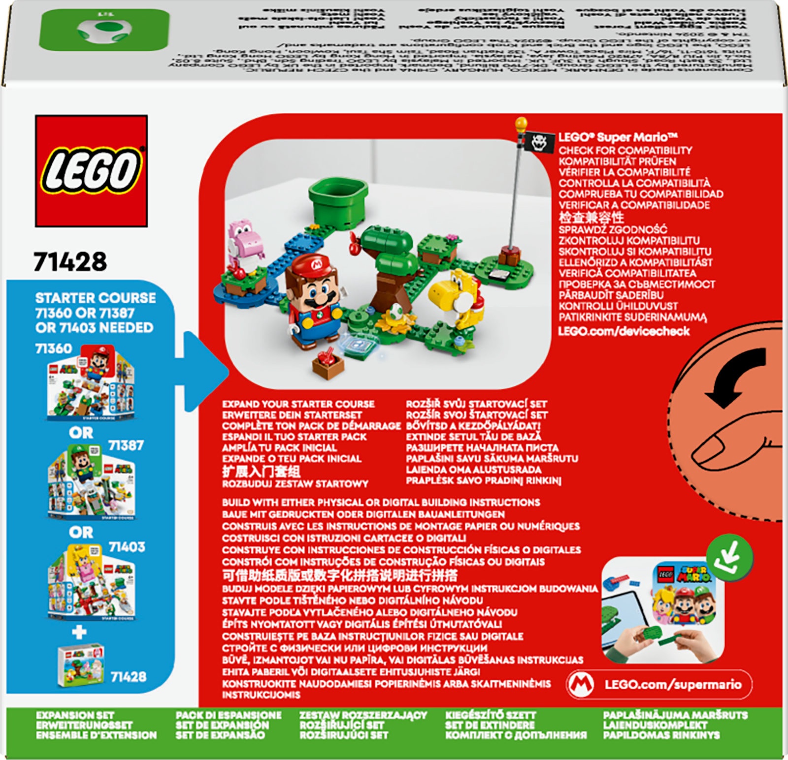 Конструктор LEGO® Super Mario Удивительный лес Йоши 71428 - 1a.lt