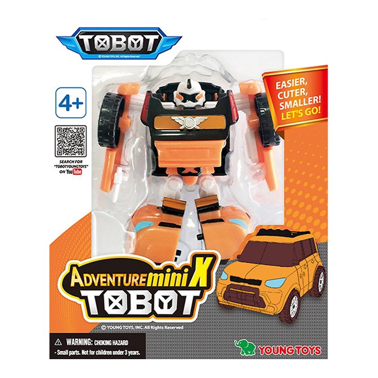 Трансформер Young Toys Mini Tobot Adventure X, 13 см