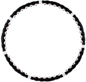 Hula hoop vingrošanas riņķi Bradex Professional With Magnet, 1000 mm, 1 kg, rozā/pelēka