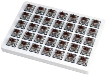 Slēdzis Keychron Mechanical Brown Switch Set Z93, caurspīdīga/brūna