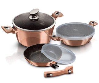 Katlu komplekts Berlinger Haus Rose Gold Edition BH-7051, 240 mm, 1.7 - 4.1 l, 6 gab.