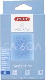 Аксессуары для фильтров Zolux Aquaya Medium Blue Foam Cascade 60, синий