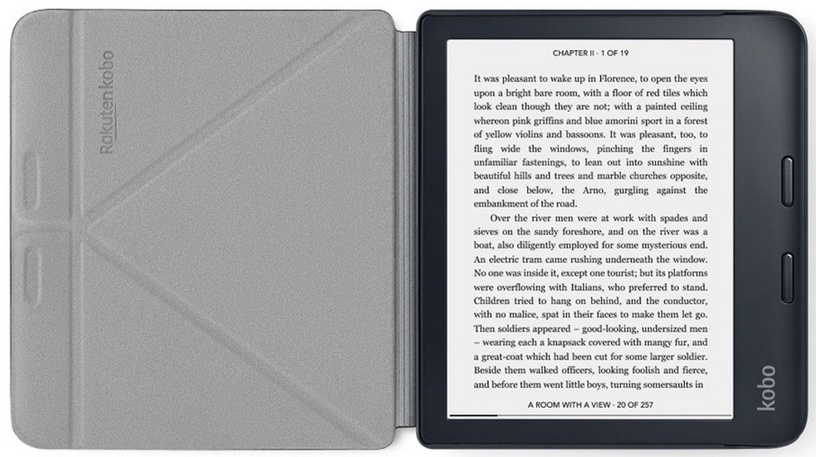 Чехол для планшета Kobo Libra 2 Sleepcover, черный, 7″