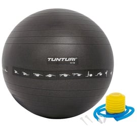 Гимнастический мяч Tunturi Gymball 14TUSFU288, черный, 550 мм