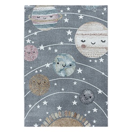 Ковер комнатные Ayyildiz Funny Planet 2002902105, серый/многоцветный, 290 см x 200 см