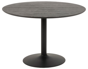 Pusdienu galds Ibiza, melna, 110 cm x 110 cm x 74 cm