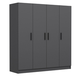 Шкаф Kalune Design Kale 5078, антрацитовый, 180 см x 52 см x 210 см