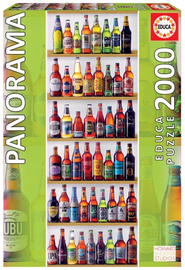 Pusle Educa World Beers Panorama 18010, 136 cm x 48 cm