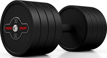 Hantele Marbo Sport Rubber Dumbbell, 30 kg
