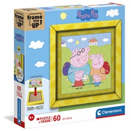 Puzle Clementoni Frame Me Peppa Pig 38809, 27 cm x 27 cm