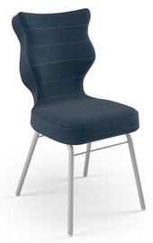 Bērnu krēsls Solo VT24 Size 5, 39 x 39 x 85 cm, pelēka/tumši zila