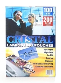 Laminēšanas plēve Cristal, 100 μm x 303 mm x 216 mm, 100 gab.