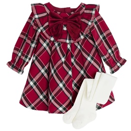 Набор одежды, для девочек/для младенцев Cool Club Ribbon CCG2702932-00, белый/черный/бордо, 74 см