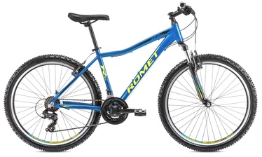 Dviratis kalnų Romet Rambler R6.1 JR, 26 ", 19" (48 cm) rėmas, mėlynas/juodas/žalias