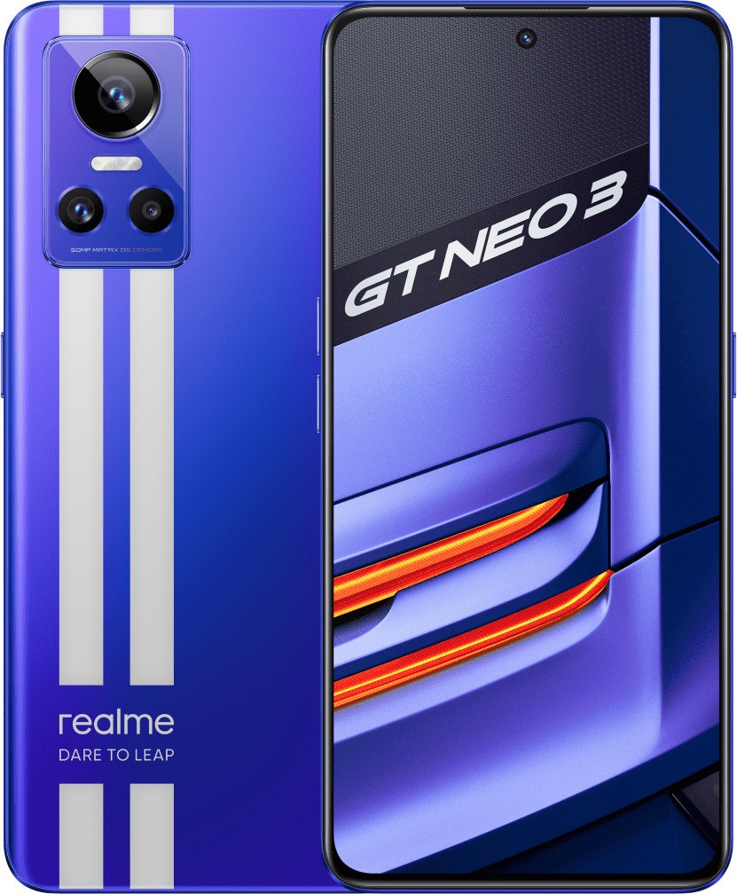 Мобильный телефон Realme GT Neo 3, 256 GB, синий - 1a.lt