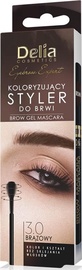 Uzacu tuša Delia Cosmetics Expert Styler, 11 ml, brūna