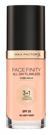 Tonuojantis kremas Max Factor Facefinity 40 Light Ivory, 30 ml