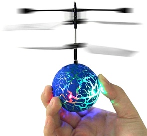 Diskotēku gaismeklis Fusion Accessories Flying Disco LED Ball, daudzkrāsaina