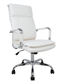 Офисный стул Home4you Ultra, 54.5 x 60 x 106.5 - 116.5 см, белый
