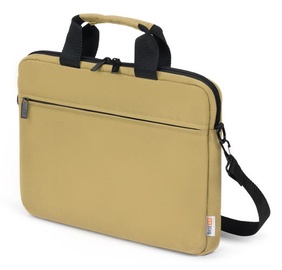Nešiojamų kompiuterių krepšys Dicota Slim Case, ruda, 13-14.1"
