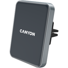 Автомобильное зарядное устройство Canyon C-15, Qi/USB-C, черный, 15 Вт