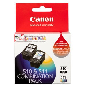 Rašalinio spausdintuvo kasetė Canon PG-510/CL-511, mėlyna/juoda/geltona/violetinė, 18 ml