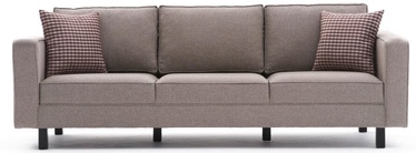 Dīvāns Hanah Home Kale Linen, krēmkrāsa, universāls, 91 x 222 x 83 cm