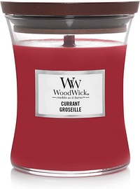 Küünal lõhna WoodWick Currant, 65 h, 275 g, 100 mm x 120 mm