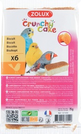 Cepumi Zolux Crunchy Cake Honey x6 137050, universālā barība, 0.075 kg