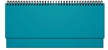 Galda kalendārs Timer Memo Balad 2024, tirkīza, 11.2 cm x 29 cm
