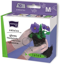 Перчатки Matopat Ambulex Latex, опудренные, M, 10 шт.