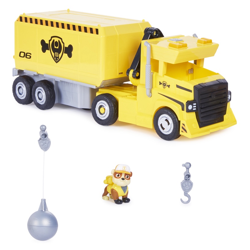 Bērnu rotaļu mašīnīte Paw Patrol Rubble X-treme Truck, daudzkrāsaina