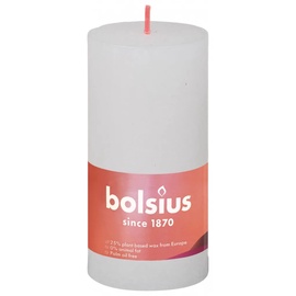 Свеча, цилиндрическая Bolsius Rustic Pillar Shine, 30 час, 100 мм, 8 шт.