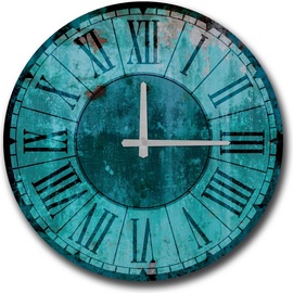 Pulkstenis Wallity 5050MS-048, zila, kokskaidu plāksnes (mdf), 50 cm x 50 cm, 50 cm