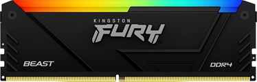 Operatīvā atmiņa (RAM) Kingston Fury Beast RGB, DDR4, 8 GB, 3600 MHz