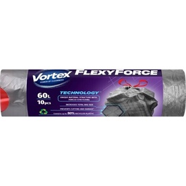 Atkritumu maisi Vortex Flexy Force, 60 l, 10 gab.