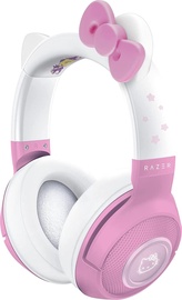 Bezvadu austiņas Razer BT Hello Kitty and Friends Edition, balta/rozā