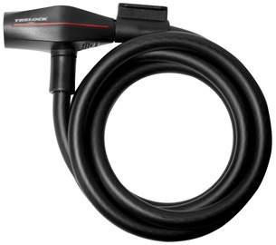Навесной замок Trelock SK 210, черный, 1800 мм x 10 мм x 10 мм