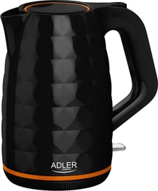 Электрический чайник Adler AD1227 BLACK, 1.7 л