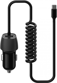 Laadija Platinet USB + USB-C cable, USB-C male/USB female, must