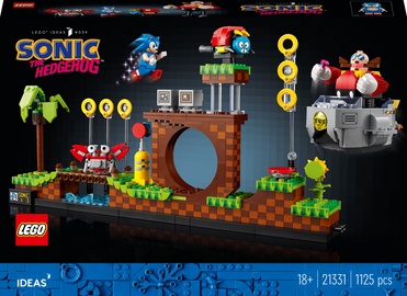 Konstruktorius LEGO® Ideas Ežiukas Sonic ™. Žaliųjų kalvų zona 21331, 1125 vnt.