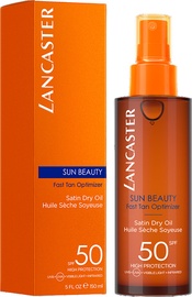 Apsauginis kūno aliejus nuo saulės Lancaster Sun Beauty Fast Tan Optimizer SPF50, 150 ml