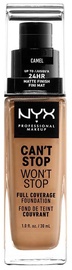 Tonālais krēms NYX Can't Stop Won't Stop CSWSF12.5 Camel, 30 ml
