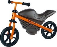 Balansinis dviratis BIG, juodas/oranžinis, 10"