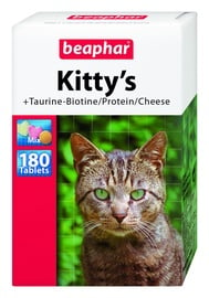 Barības piedevas, vitamīni kaķiem Beaphar Kitty's Mix Taurine-Biotine/Protein/Cheese, 180 gab.