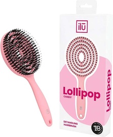 Matu ķemme Ilu Lollipop, rozā