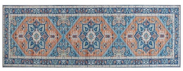 Paklāja celiņš Beliani Ritapuram, zila/oranža/bēša, 200 cm x 70 cm