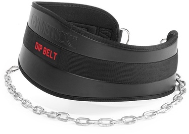 Svarcelšanas josta Gymstick Dip Belt 61015, melna