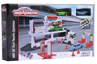 Transporta rotaļlietu komplekts Majorette MAN TGX Truck Porsche Experience 212053304, daudzkrāsaina