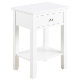 Ночной столик Linnea, белый, 45 x 34 см x 62.8 см